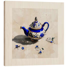 Holzbild Die Kunst des einfachen Tees - DejaReve