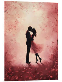 Acrylglasbild Romantisches Pärchen am Valentinstag