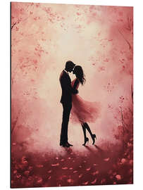 Magnettafel Romantisches Pärchen am Valentinstag