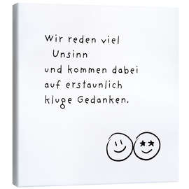 Leinwandbild Kluge Gedanken - Ohkimiko