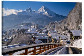 Leinwandbild Watzmannblick in Berchtesgaden - Achim Thomae