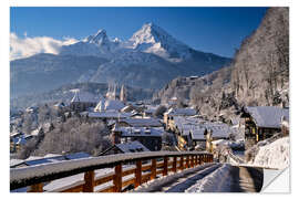 Wandsticker Watzmannblick in Berchtesgaden - Achim Thomae
