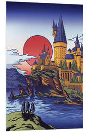 Hartschaumbild Zauberschloss - syntetyc