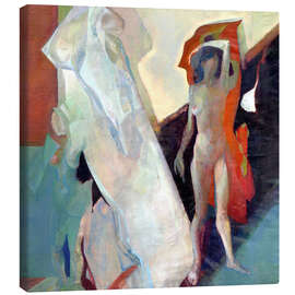 Leinwandbild Weiblicher Akt in einem Interieur - Anatoliy Chudinovskikh