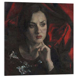 Acrylglasbild Porträt einer jungen Frau - Andrej Losovoj