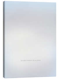 Leinwandbild Ich wähle Gedanken, die mir guttun. - Typobox