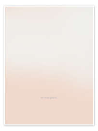 Poster Ich werde geliebt. - Typobox