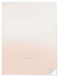 Wandsticker Ich werde geliebt. - Typobox