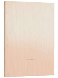 Holzbild Ich werde geliebt. - Typobox