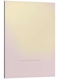 Magnettafel Ich lasse los und vertraue dem Leben. - Typobox