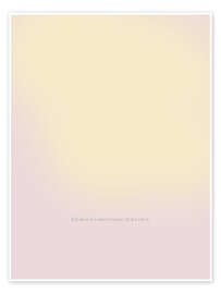 Poster Ich lasse los und vertraue dem Leben. - Typobox