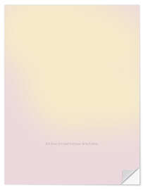 Wandsticker Ich lasse los und vertraue dem Leben. - Typobox