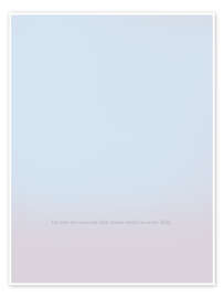 Poster Ich atme bewusst und finde immer wieder in meine Mitte. - Typobox