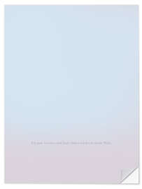 Wandsticker Ich atme bewusst und finde immer wieder in meine Mitte. - Typobox