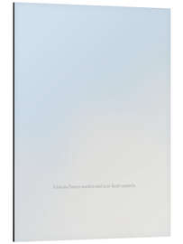 Alubild Ich kann Pausen machen und neue Kraft sammeln. - Typobox