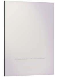 Magnettafel Ich vertraue darauf, dass sich alles zur richtigen Zeit fügt. - Typobox