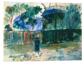 Acrylglasbild Rue a Montmartre