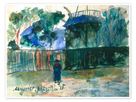 Poster Rue a Montmartre