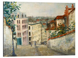 Alubild Rue du Mont-Cenis, Montmartre - Maurice Utrillo