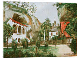 Acrylglasbild Die Einsiedelei in Solothurn - Maurice Utrillo