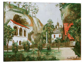 Aluminium print The hermitage in Solothurn - Maurice Utrillo