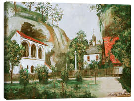 Leinwandbild Die Einsiedelei in Solothurn - Maurice Utrillo