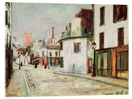 Acrylglasbild Rue du Mont-Cenis