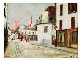 Poster Rue du Mont-Cenis