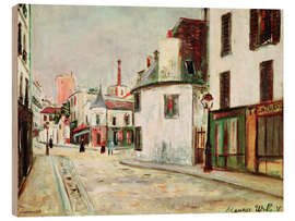 Holzbild Rue du Mont-Cenis