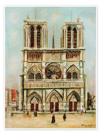 Wandbild Notre Dame, 1917 - Maurice Utrillo