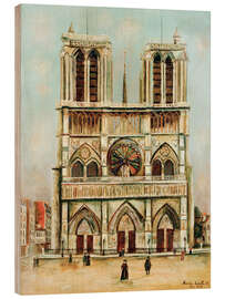 Holzbild Notre Dame, 1917