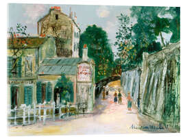 Acrylglasbild Montmartre, Le Lapin Agile - Maurice Utrillo