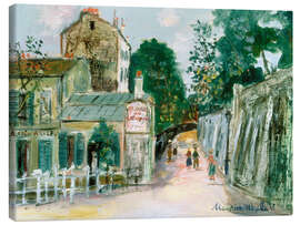Leinwandbild Montmartre, Le Lapin Agile - Maurice Utrillo