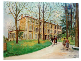 Acrylglasbild Das Schloss Montavallon in Lissieu (Rhone), 1928 - Maurice Utrillo
