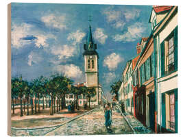 Holzbild Melun, Place Saint-Barthelemy - Maurice Utrillo
