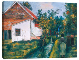 Leinwandbild La Bievre a Bourg-la-Reine - Maurice Utrillo