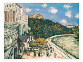 Wandbild Die Kathedrale Notre-Dame, 1923 - Maurice Utrillo
