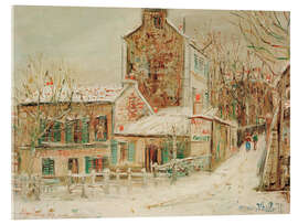 Acrylglasbild Cabaret du Lapin Agile II, Montmartre, 1930 - Maurice Utrillo