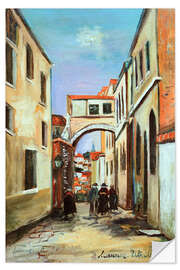 Wandsticker Straße in Villefranche, 1921 - Maurice Utrillo