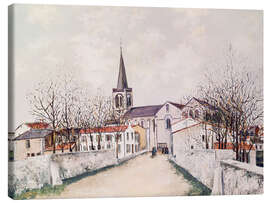 Leinwandbild Kirche von Banlieue - Maurice Utrillo