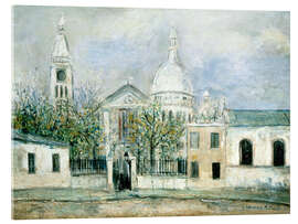 Acrylglasbild Saint-Pierre in Montmartre, Paris, 1914 - Maurice Utrillo