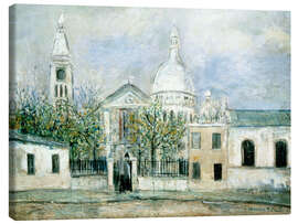 Leinwandbild Saint-Pierre in Montmartre, Paris, 1914 - Maurice Utrillo