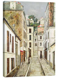 Leinwandbild L'Impasse Cottin, Paris - Maurice Utrillo