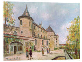 Acrylglasbild Château de Chastellux, 1932 - Maurice Utrillo