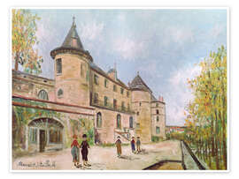 Poster Château de Chastellux, 1932 - Maurice Utrillo