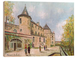 Holzbild Château de Chastellux, 1932 - Maurice Utrillo