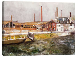 Leinwandbild Der Canal Saint-Denis, 1910 - Maurice Utrillo