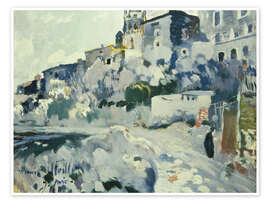 Wandbild Utrillo gewidmetes Gemälde - Joaquim Mir i Trinxet