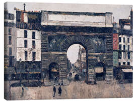 Lærredsbillede St. Martin's Gate - Maurice Utrillo