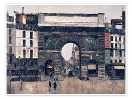 Wandbild Tor Sankt Martin - Maurice Utrillo